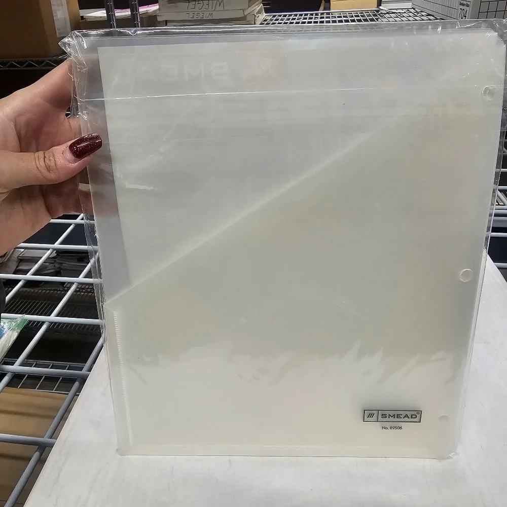Smead Indura Slash Jackets - Clear (5 Pack)
